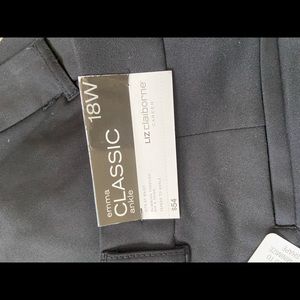 Black ankle length slacks